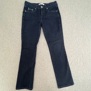 Levi's 505 Straight Leg Jeans Women Size 4 Long (27x32) Embroidered